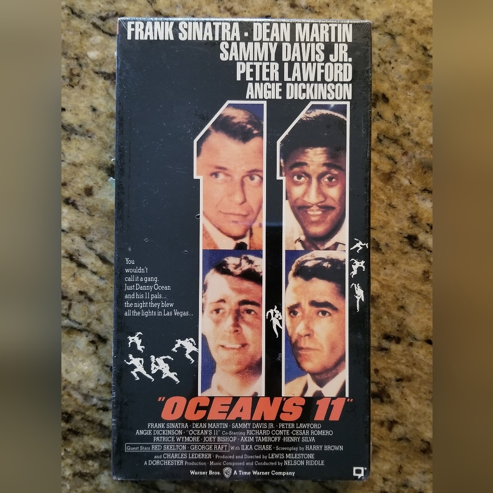 Ocean's 11 Movie (1960) VHS Video (1990) Frank Sinatra BRAND NEW FACTORY SEALED